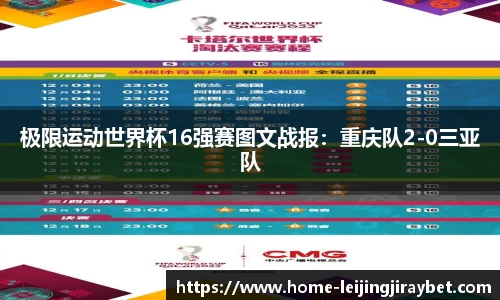 极限运动世界杯16强赛图文战报：重庆队2-0三亚队